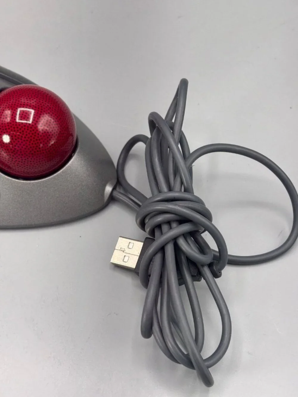 Logitech T-BC21 Trackman Trackball USB Mouse Marble Ball  Working